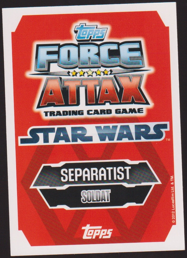 Topps Star Wars 2012 Umbaranischer Soldat TCG Rare #209 – Bild 2
