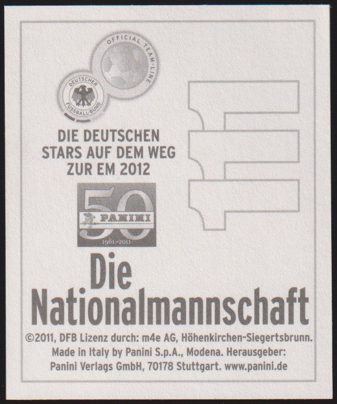 Panini EURO 2012 Toni Kroos Deutschland Vintage Legend Parallel – Bild 2