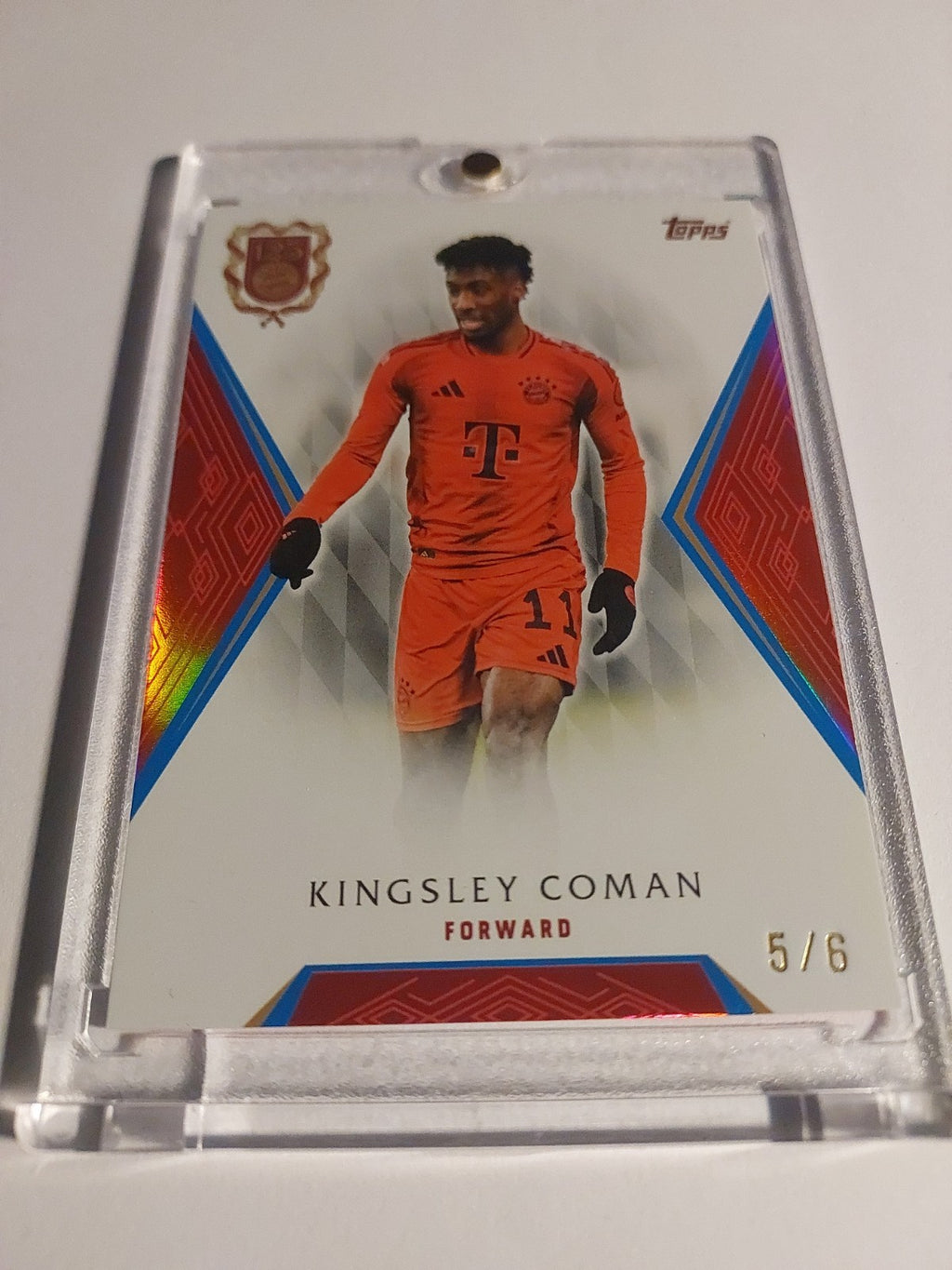 Topps 125 Jahre Bayern München 2024-25 Kingsley Coman Parallel 5/6 Ultra Rare – Bild 2