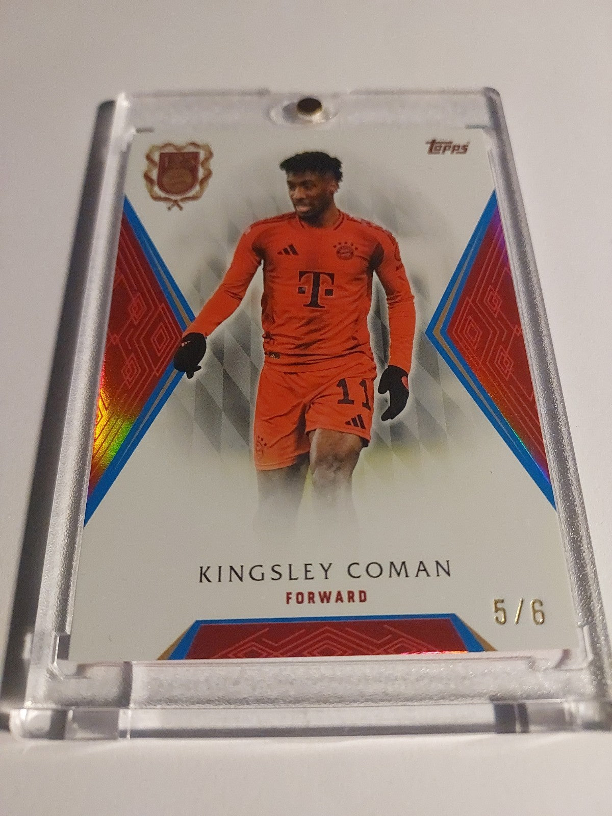 Topps 125 Jahre Bayern München 2024-25 Kingsley Coman Parallel 5/6 Ultra Rare – Bild 2