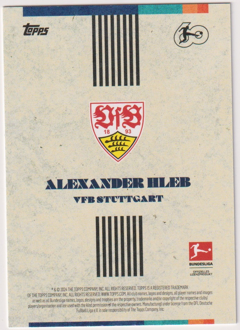 Topps Legenden 2023-24 Alexander Hleb VFB Stuttgart Bundesliga Parallel – Bild 2