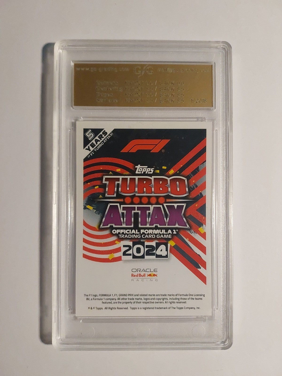 Topps Turbo 2024 RB20 Formel 1 Cars RB Racing GSG 8.5 = PSA Rare – Bild 2