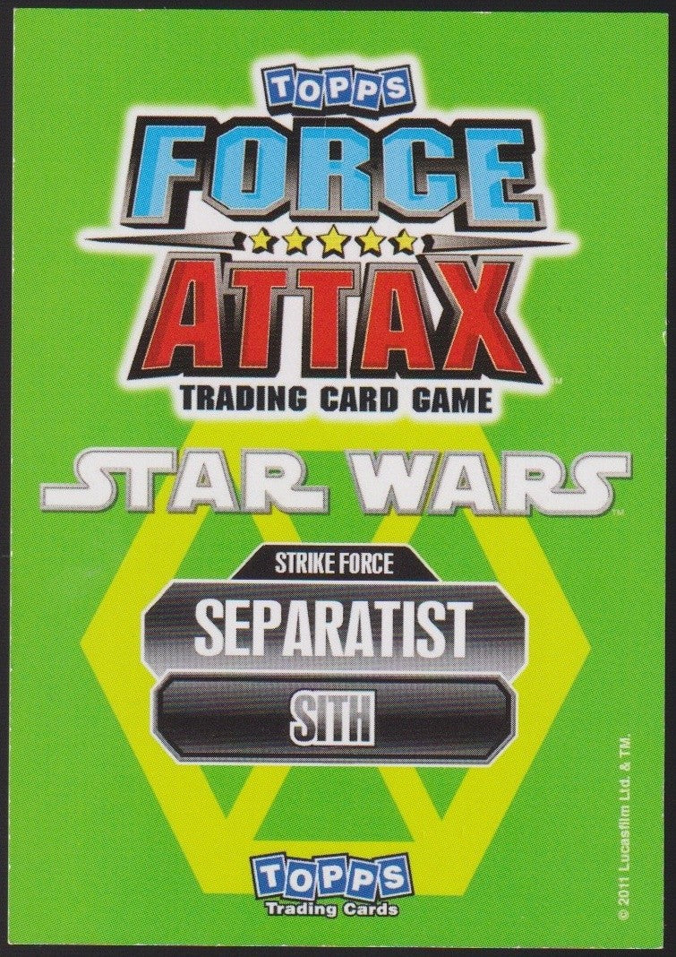 Topps Star Wars 2011 General Griveous Sith Separatisten TCG Rare #191 – Bild 2