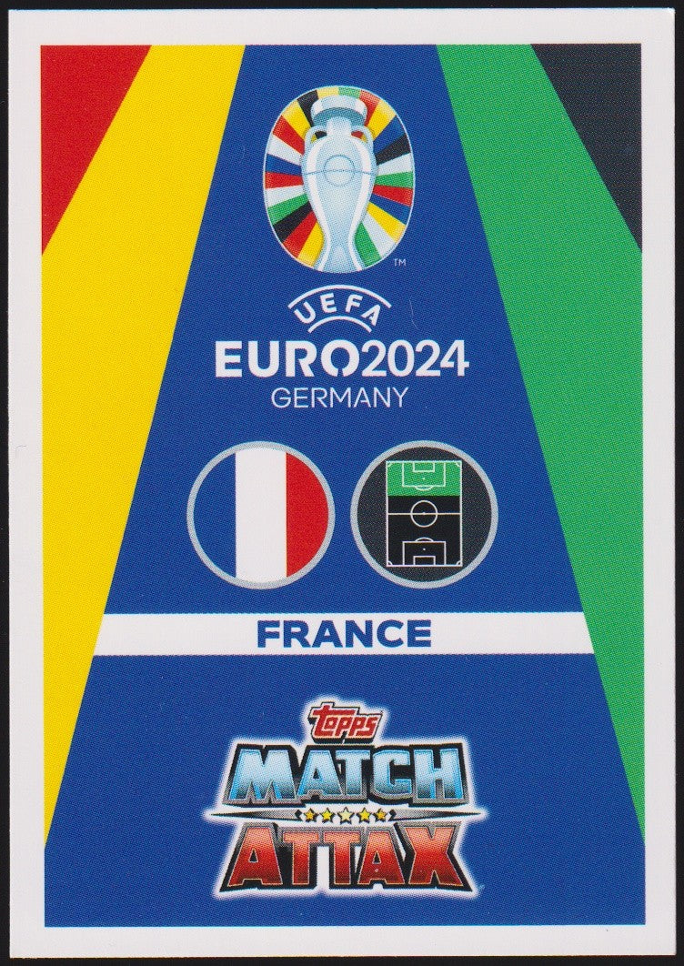 Topps Match Attax 2023-24 Ousmane Dembélé UEFA Euro 2024 Germany Parallel Rare – Bild 2