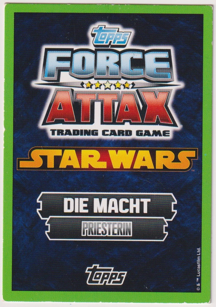 Topps Star Wars 2004 Macht-Priesterin Macht Priesterin TCG Rare #81 – Bild 2