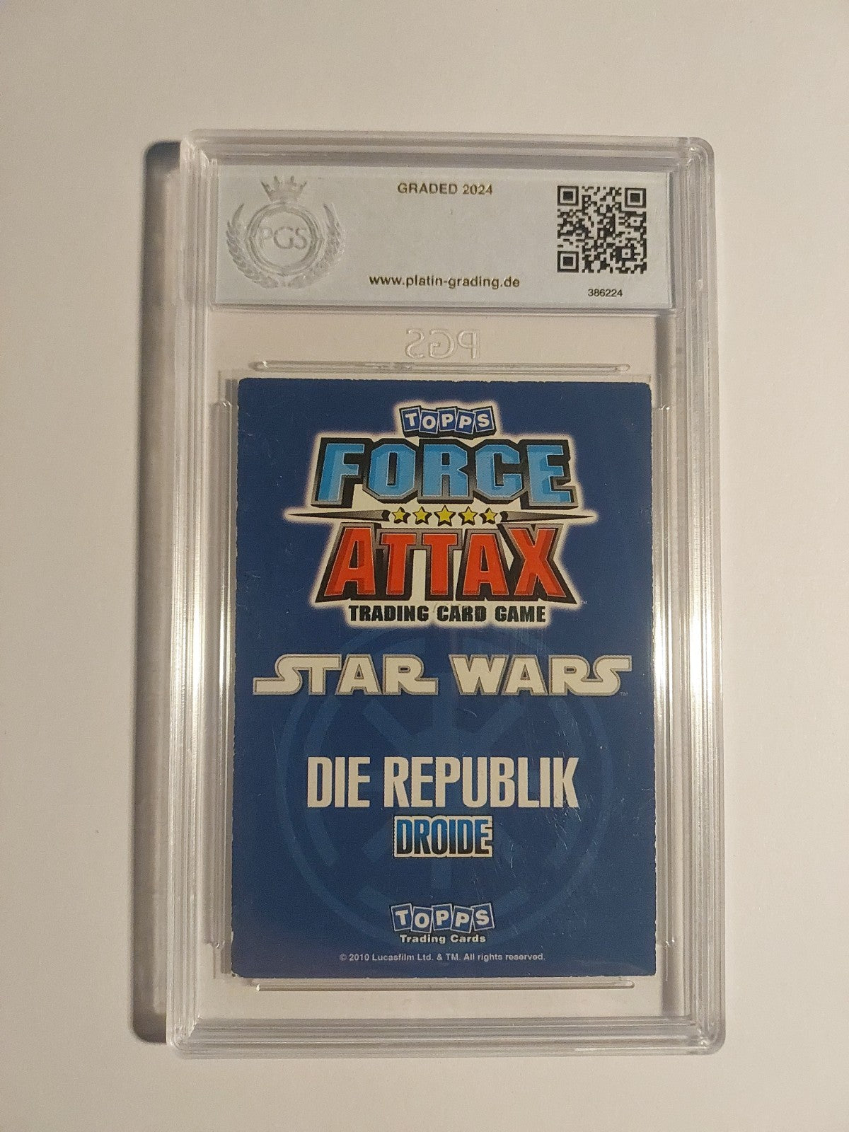 Topps Star Wars 2010 R2-D2 Droide Republik PGS 6 = PSA Rare Vintage – Bild 2