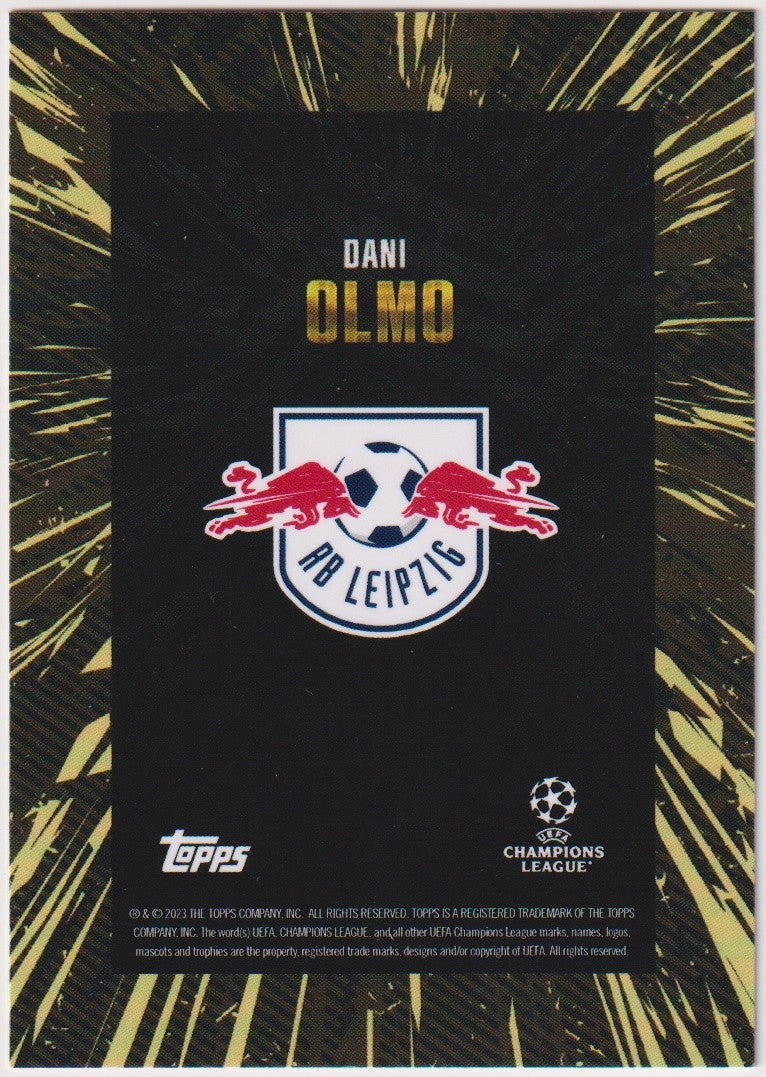 Topps X WHIP Dani Olmo RB Leipzig UEFA Champions League Parallel Rare – Bild 2