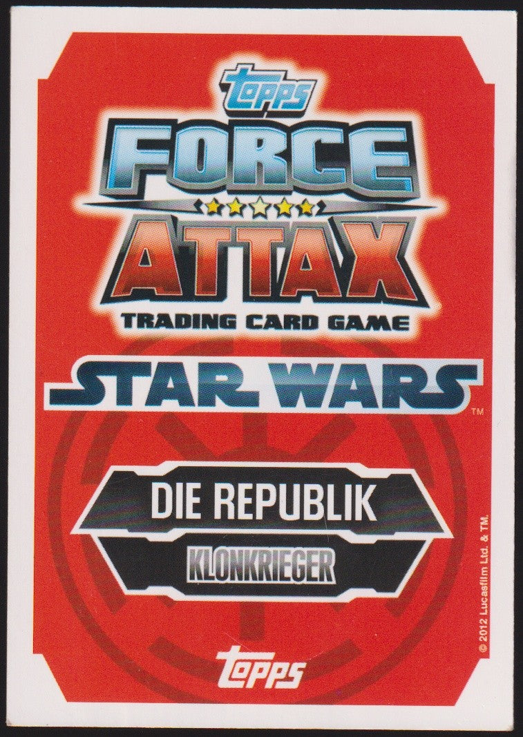 Topps Star Wars 2012 Klonkrieger Fives REPUBLIK TCG Rare #215 – Bild 2