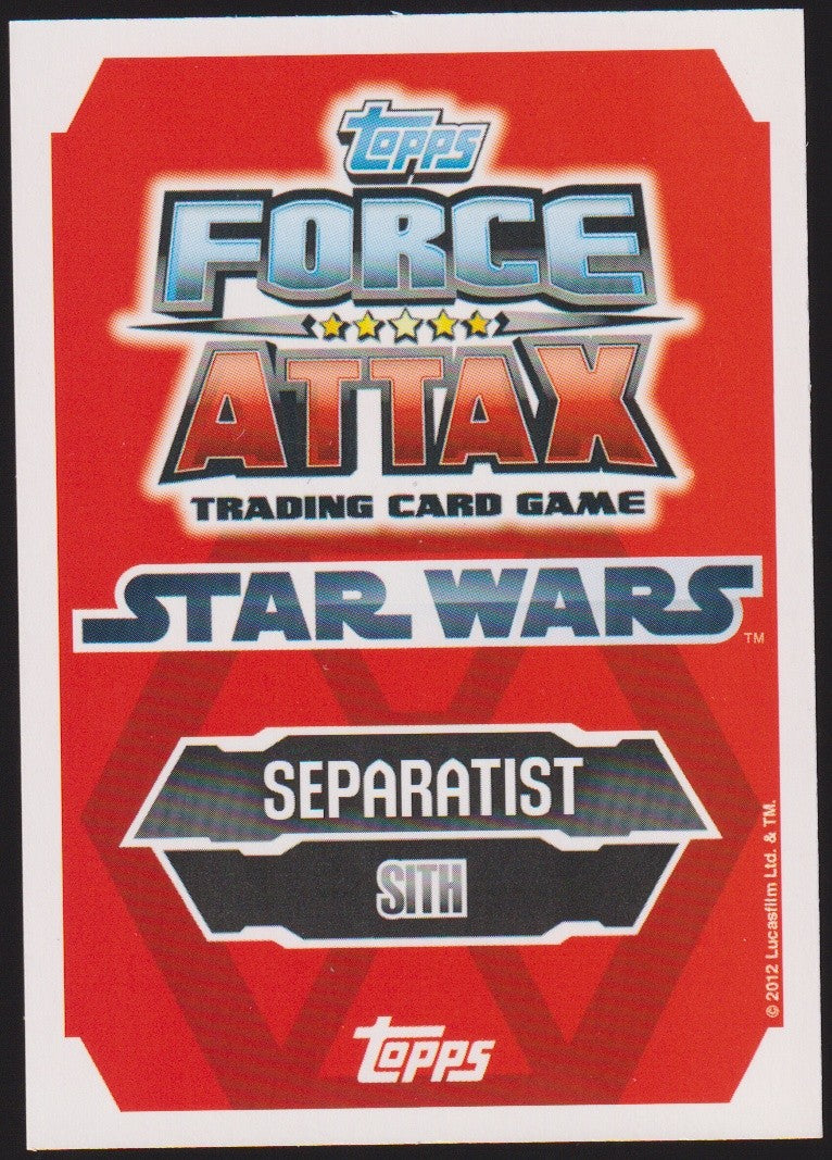 Topps Star Wars 2012 Darth Maul Sith Separatisten TCG Rare #232 – Bild 2