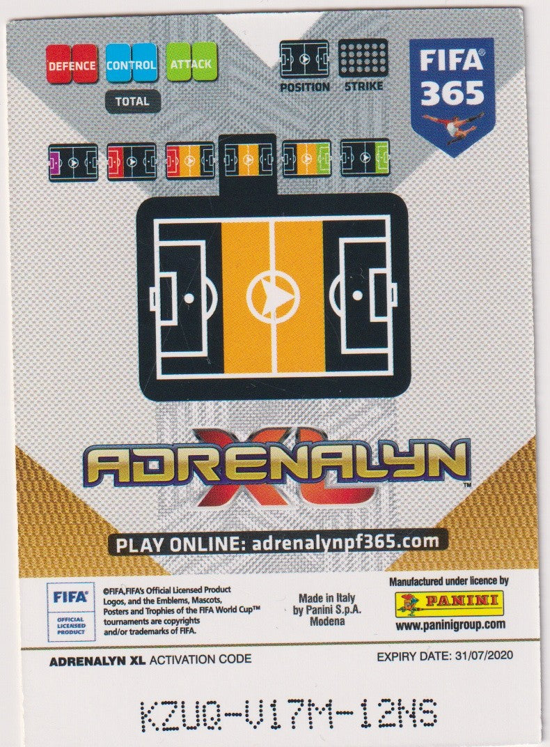 Panini FIFA 365 Stefano Sensi Inter Milan Adrenalyn XL Parallel Rare 217 – Bild 2