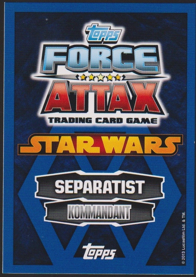 Topps Star Wars 2013 Riff Tamson Separatist TCG Rare #125 – Bild 2