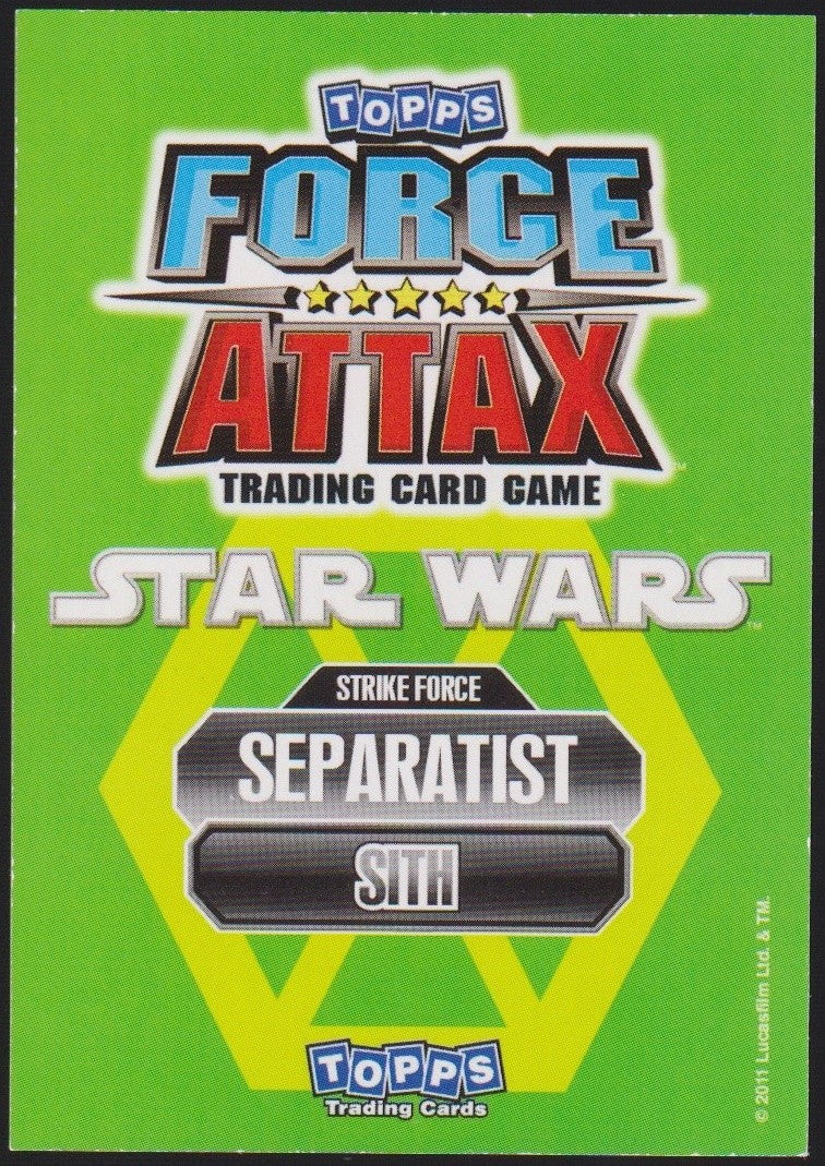 Topps Star Wars 2011 Asajj Ventress Sith Separatisten Full Art TCG Rare #189 – Bild 2