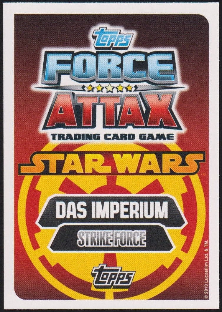 Topps Star Wars 2013 Dart Sidious Imperium Sith (Movie) Full Art TCG Rare #167 – Bild 2