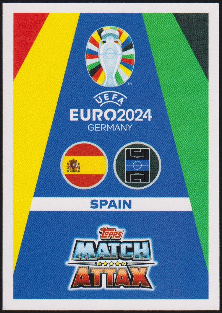 Topps Match Attax 2023-24 Pedri Spanien Parallel Rare – Bild 2