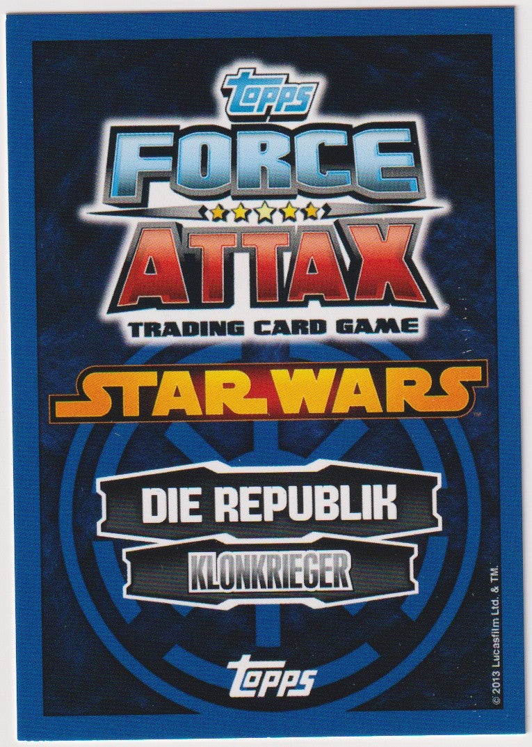 Topps Star Wars 2013 Commander Cody Klonkrieger Republik TCG Rare – Bild 2