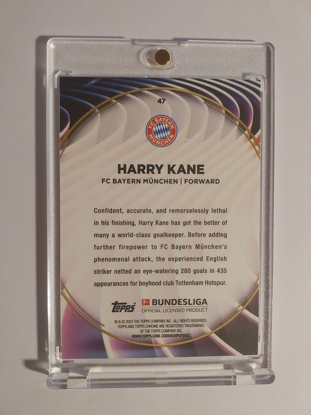 Topps 60 Jahre Bundesliga 2023-24 Harry Kane Bayern München Limited Parallel – Bild 2