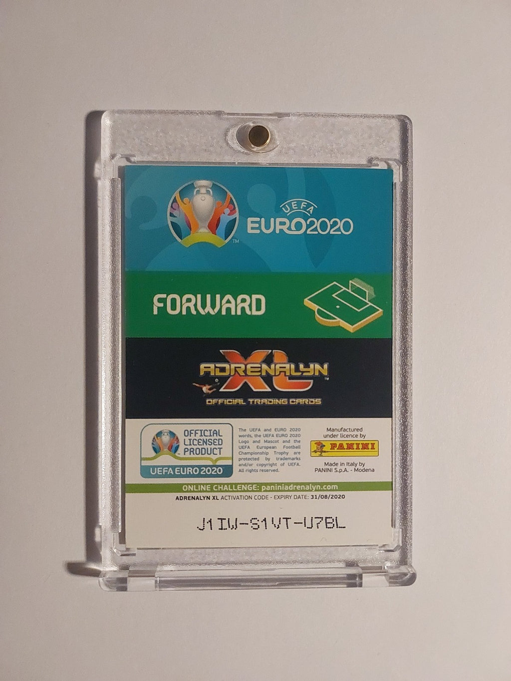 Panini Uefa Euro 2020 Ronaldo & Fernandes & Silva Portugal Parallel Refractor – Bild 2
