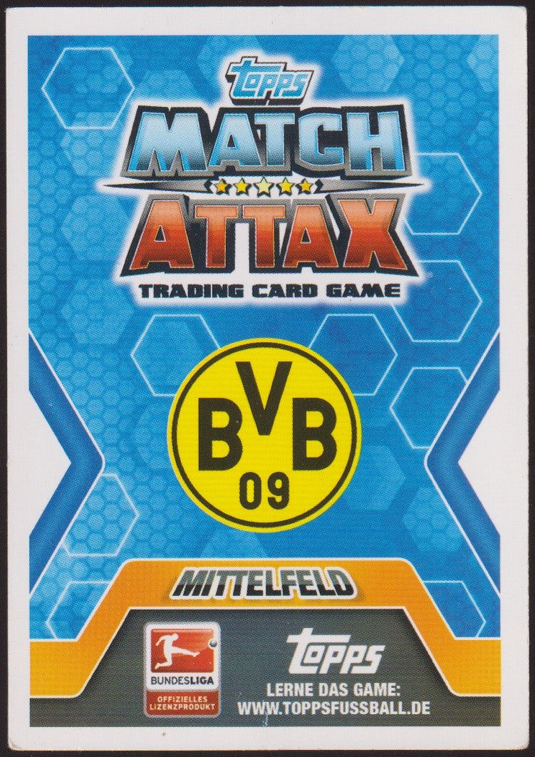 Topps Match Attax Marco Reus BVB 09 Bundesliga Parallel Rare – Bild 2