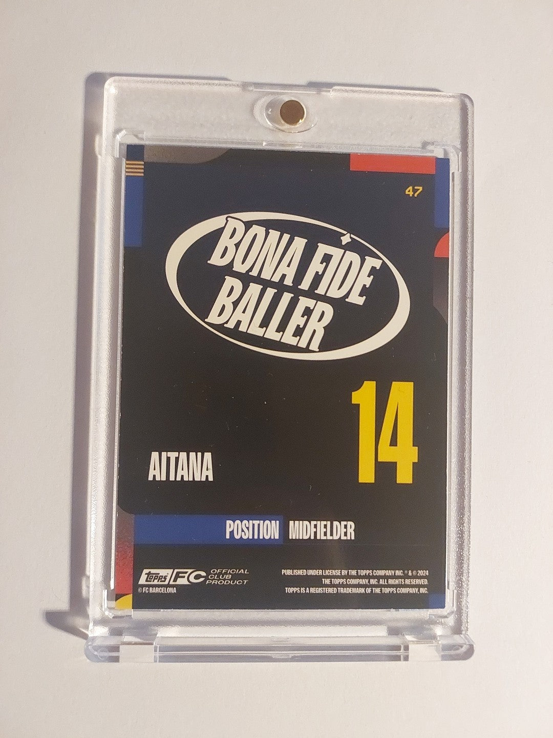 Topps Barcelona Team Set 2024-25 Aitana Bonmati "Bona Fide Baller" Parallel – Bild 2