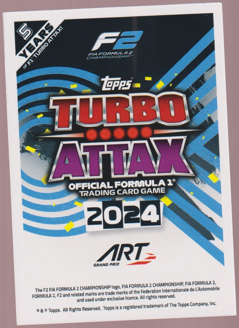 Topps Turbo Attax 2024 Victor Martins Alpine Parallel Rare Nr. 267 – Bild 2