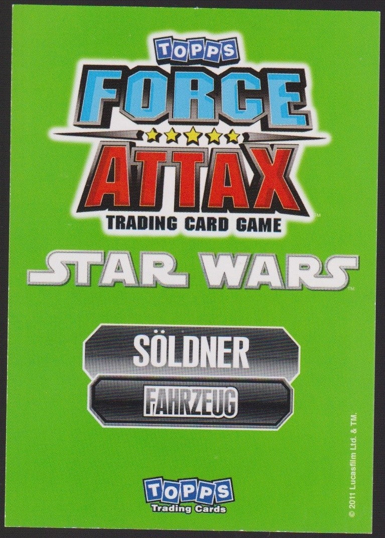 Topps Star Wars 2011 Jabba's Segelbarke Fahrzeug TCG Rare #153 – Bild 2