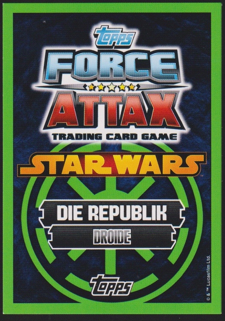 Topps Star Wars 2011 Droide AZI-3 Republik TCG Rare #22 – Bild 2