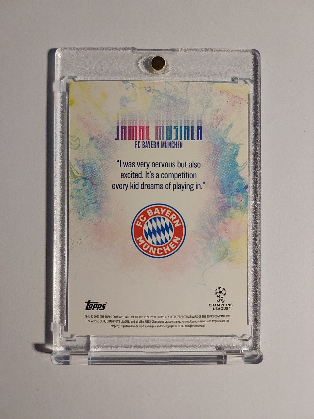 Topps UCC 2022-23 Jamal Musiala Bayern München Parallel Insert Ultra Rare Hit – Bild 2