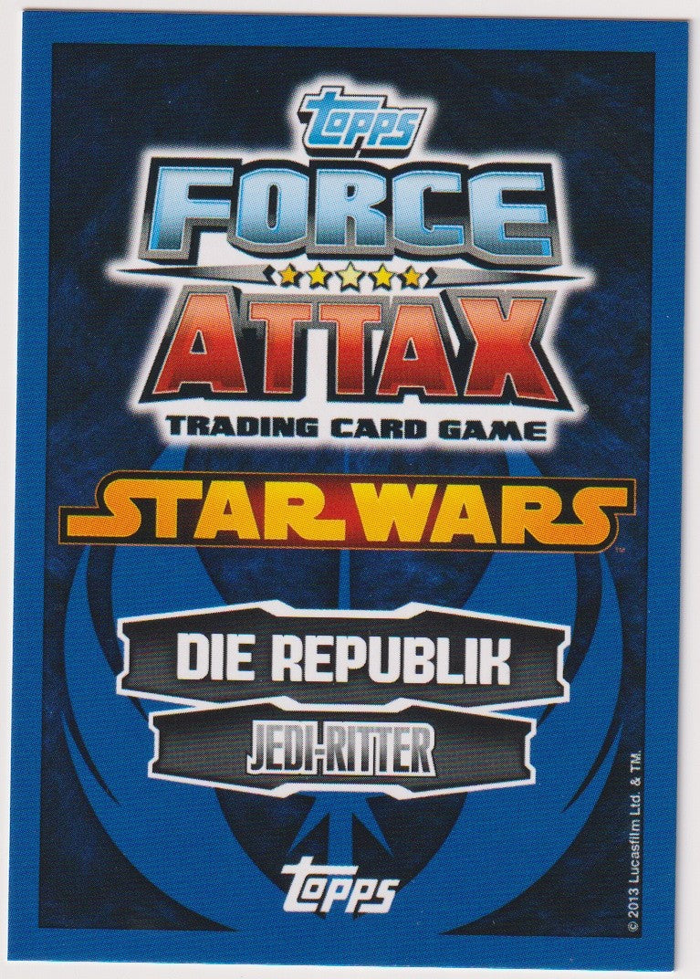Topps Star Wars 2013 Jedi-Tempel-Wächter Republik TCG Rare #204 – Bild 2
