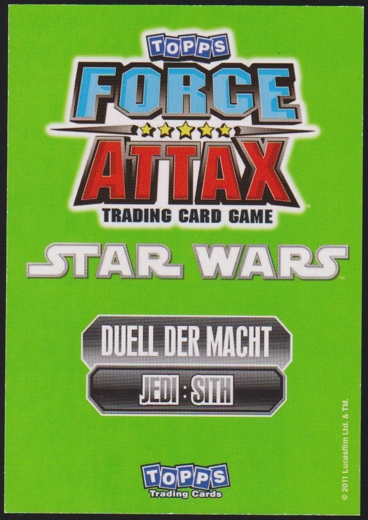 Topps Star Wars 2011 Anakin Skywalker vs Count Dooku Duel TCG Rare #171 – Bild 2