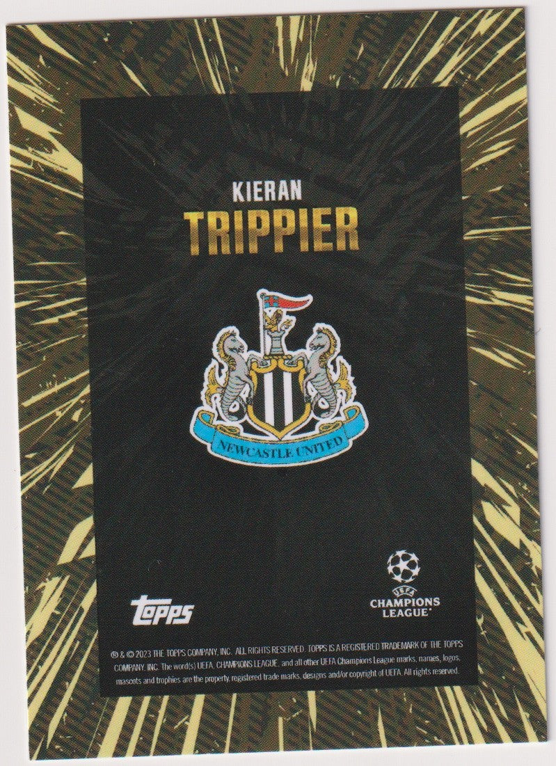 Topps Champions League Kieran Trippier Newcastle United Parallel Rare – Bild 2