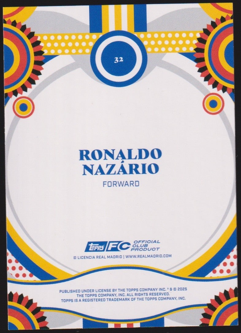 Topps 2024-25 RONALDO NAZARIO Real Madrid Club Product Parallel Rare – Bild 2