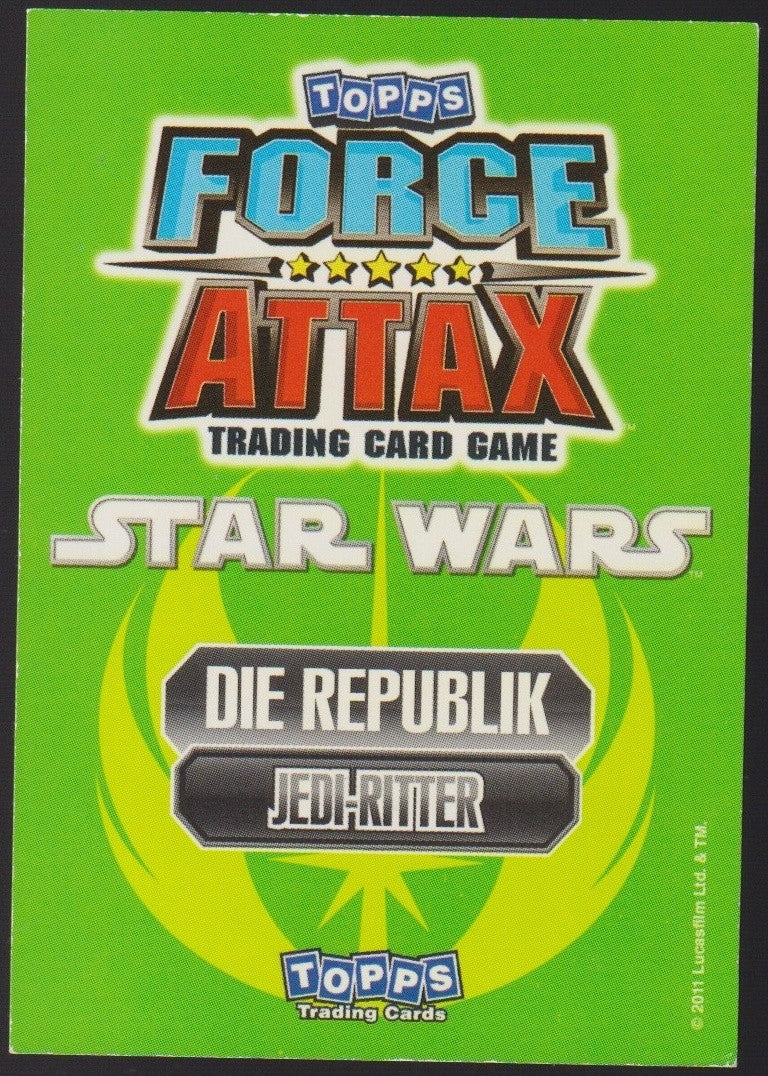 Topps Star Wars 2011 Obi-Wan Kenobi Republik Jedi TCG Rare #84 – Bild 2
