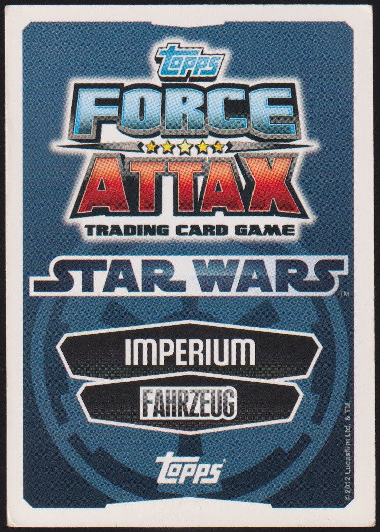 Topps Star Wars 2012 Imperiales Shuttle Imperium Fahrzeug TCG Rare #55 – Bild 2