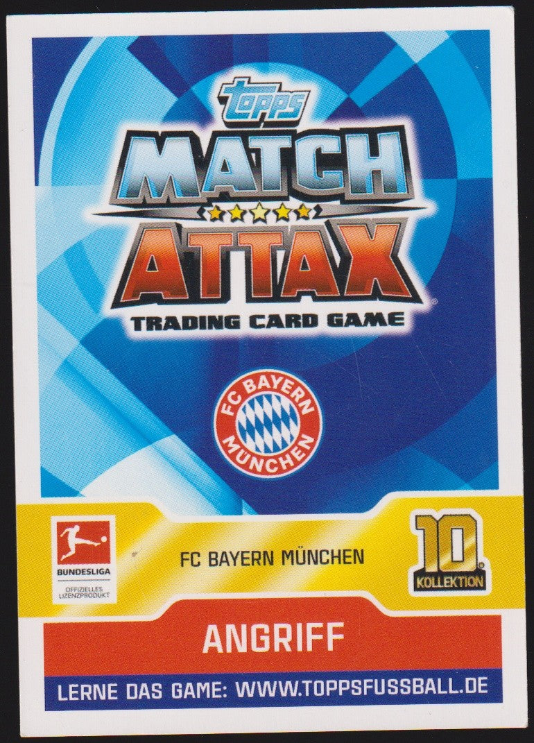 Topps Match Attax Thomas Müller FC Bayern München Bundesliga KOLLEKTION Parallel – Bild 2