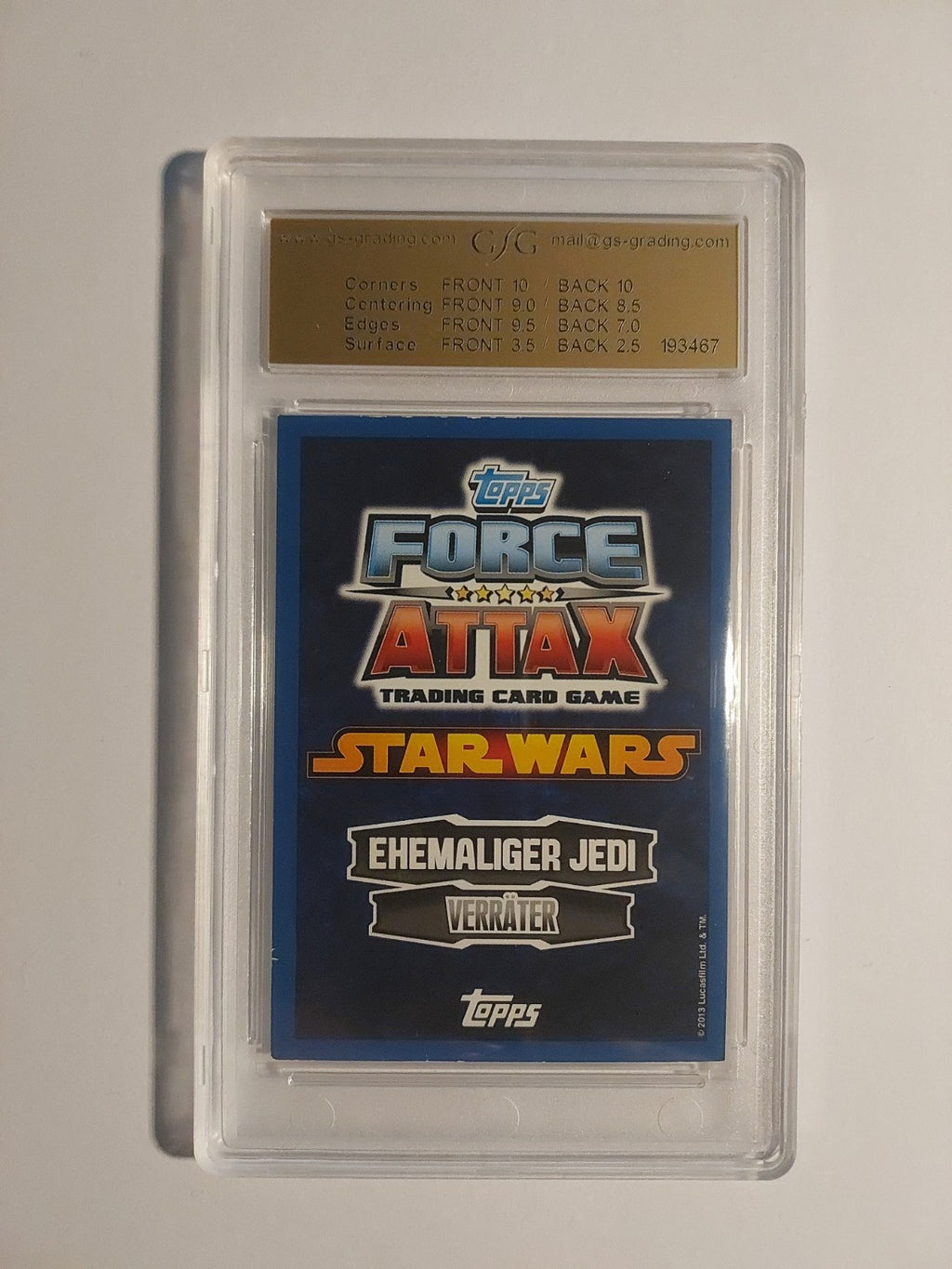 Topps Star Wars 2013 Barriss Offee Verräter Sith Separatist GSG 4 = PSA Rare – Bild 2