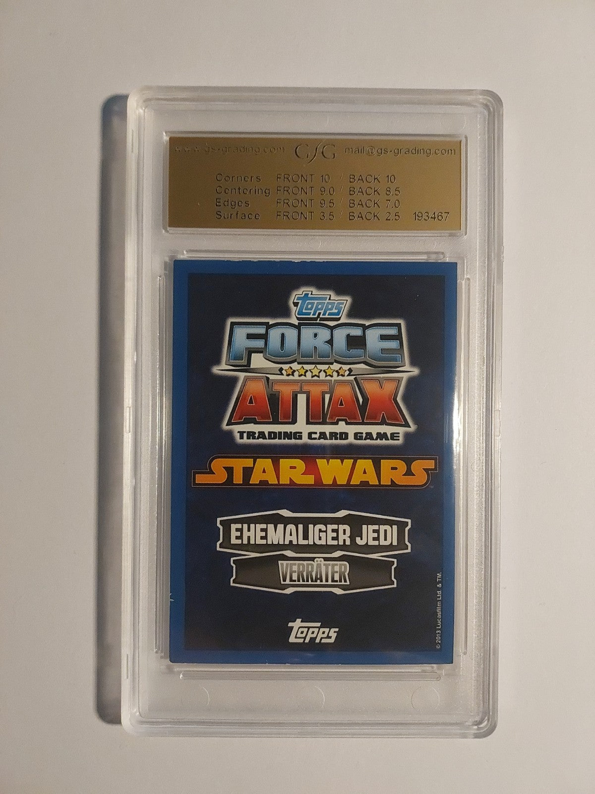 Topps Star Wars 2013 Barriss Offee Verräter Sith Separatist GSG 4 = PSA Rare – Bild 2