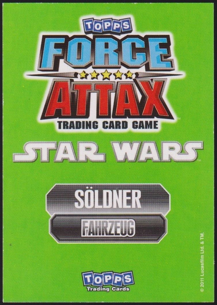 Topps Star Wars 2011 Jabba's Transportskiff Jabba SÖLDNER FAHRZEUG TCG Rare #47 – Bild 2