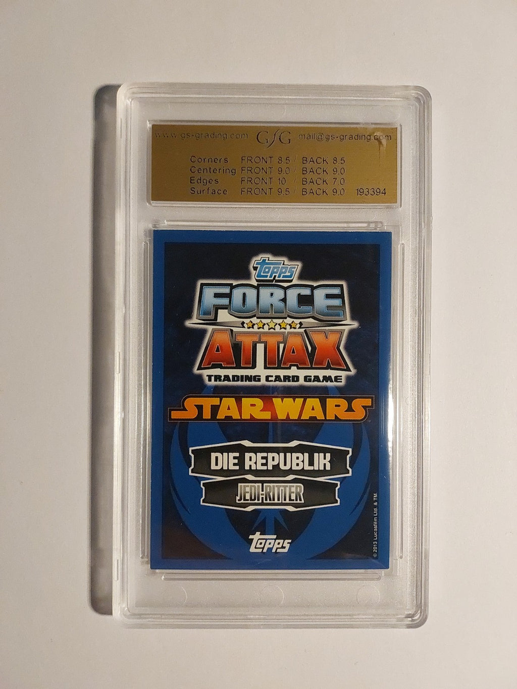 Topps Star Wars 2013 Evil Ahsoka Tano Extrem Limited Republik GSG 8.5 = PSA Rare – Bild 2