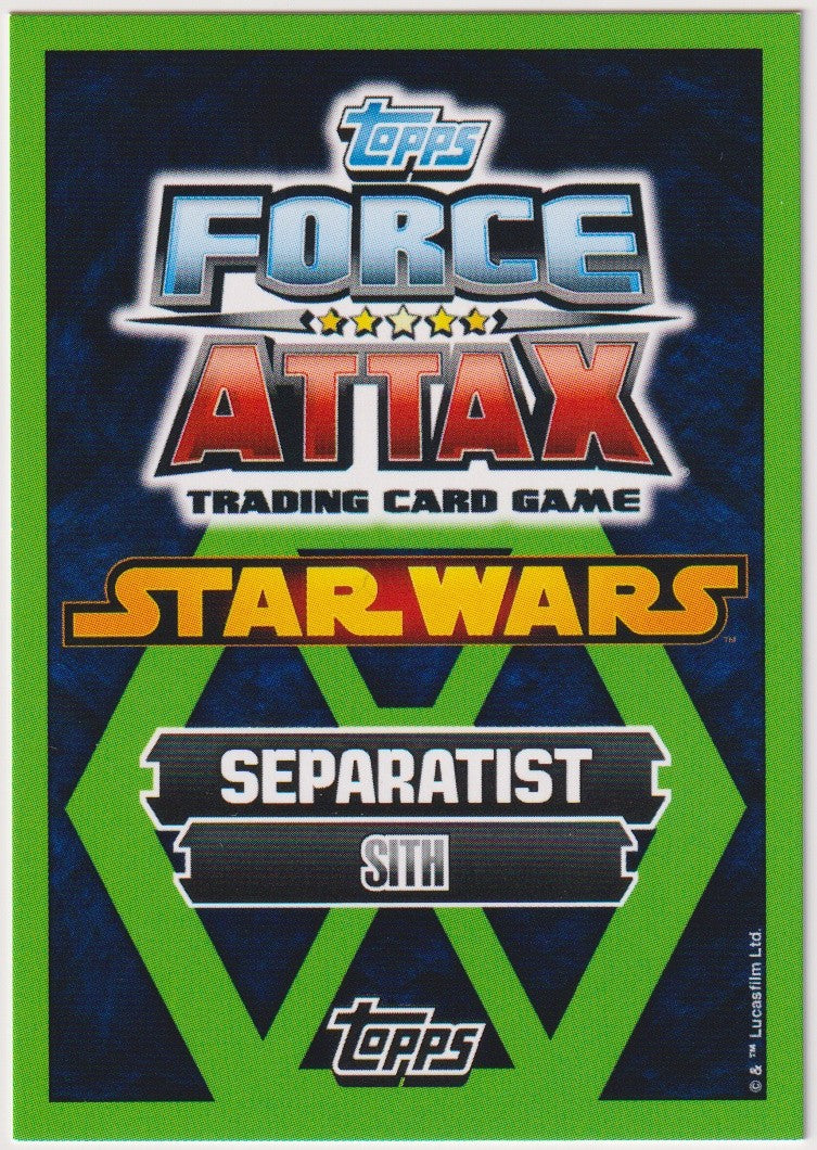 Topps Star Wars 2015 Count Dooku Separatisten Sith TCG Rare – Bild 2