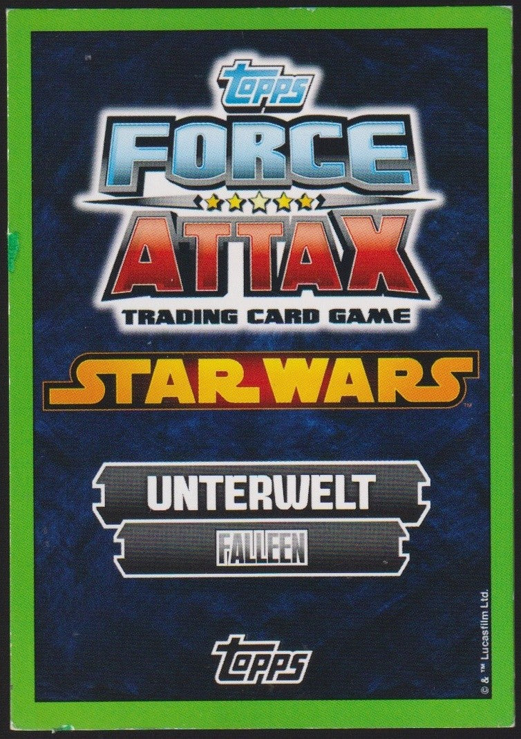 Topps Star Wars 2011 Anführer der Schwarzen Sonne Unterwelt TCG Rare #72 – Bild 2
