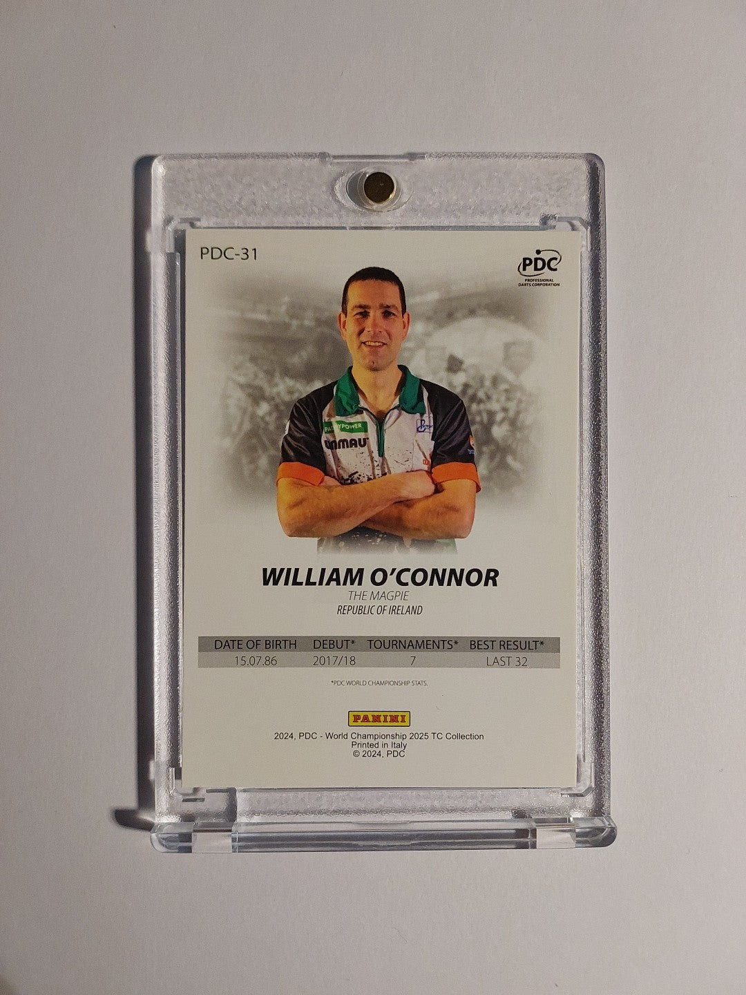 Panini DPC World Championship 2025 First Edition William O'Connor Parallel Rare – Bild 2
