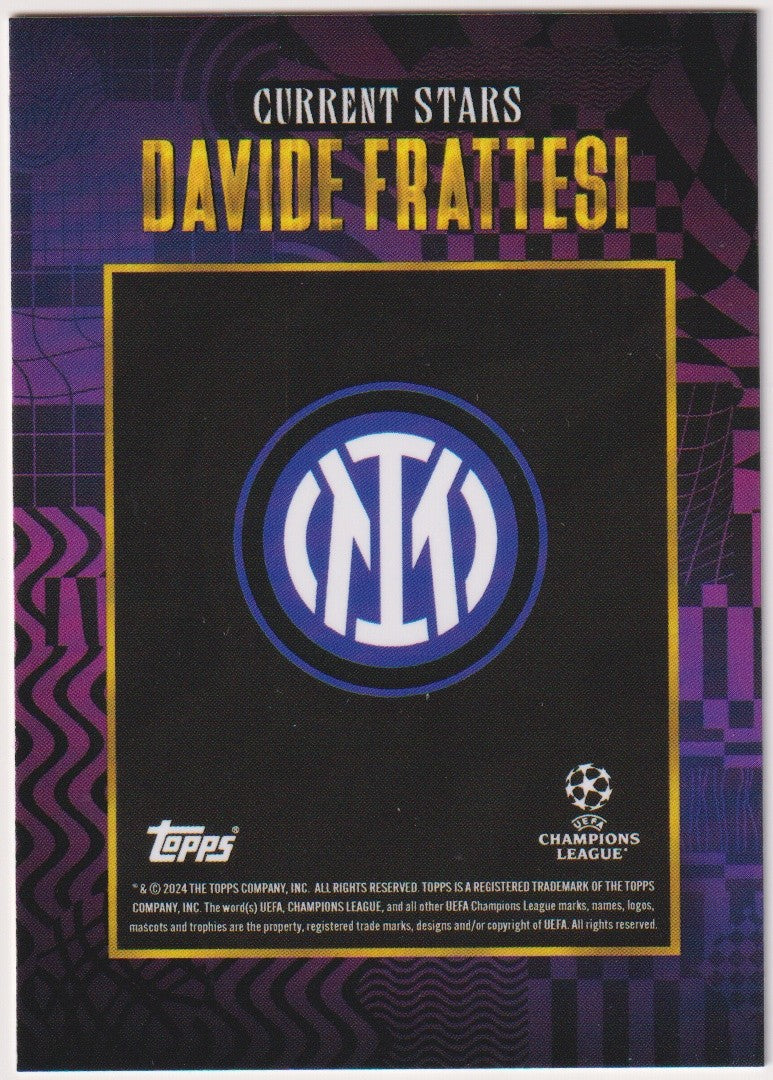 Topps Current Stars 2023-24 Davide Frattesi FC Internazionale Milano Parallel – Bild 2