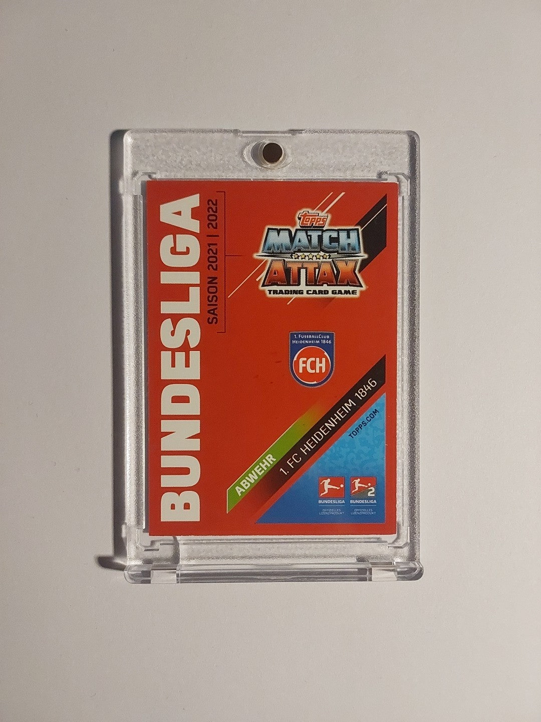 Topps Bundesliga 2021-22 Patrick Mainka On Card Auto Heidenheim Parallel Rare – Bild 2