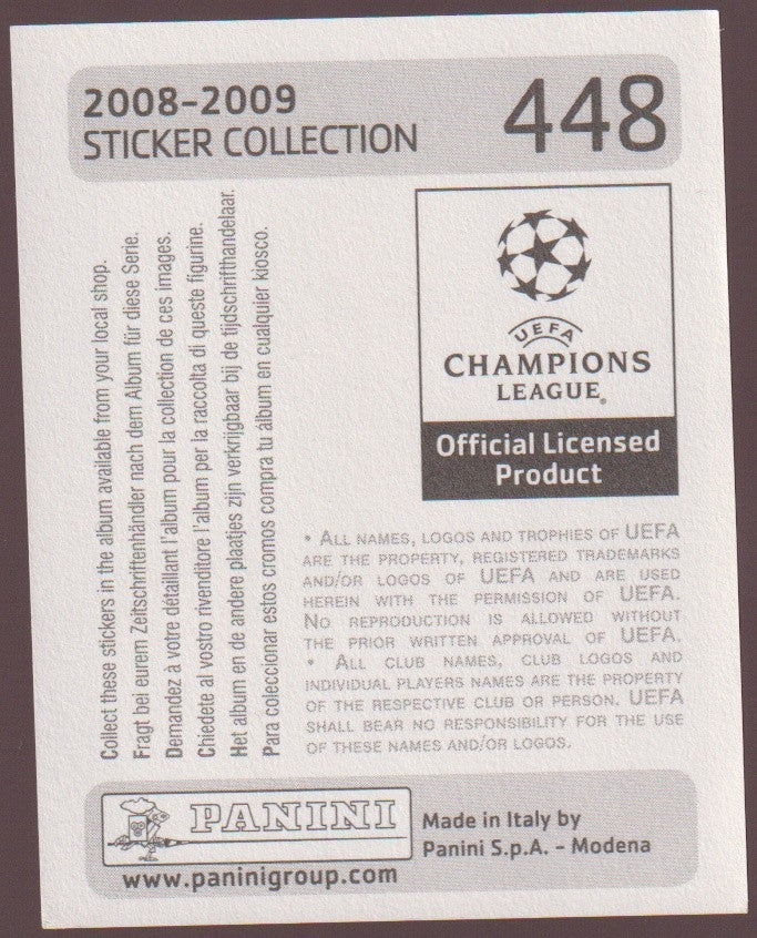 Panini UEFA 2008-09 Arjen Robben Real Madrid CF Vintage Parallel – Bild 2