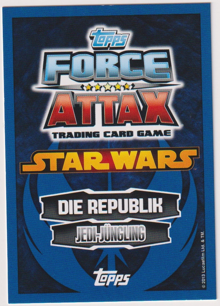 Topps Star Wars 2013 Zattt Republik Jedi-Jüngling TCG Rare #62 – Bild 2