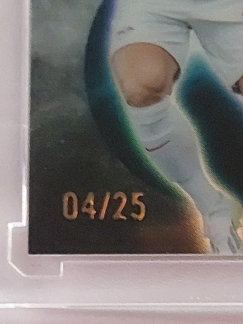 Topps Midnight 2023-24 Dani Olmo Auto Leipzig Parallel 4/25 Refractor Ultra Rare – Bild 2