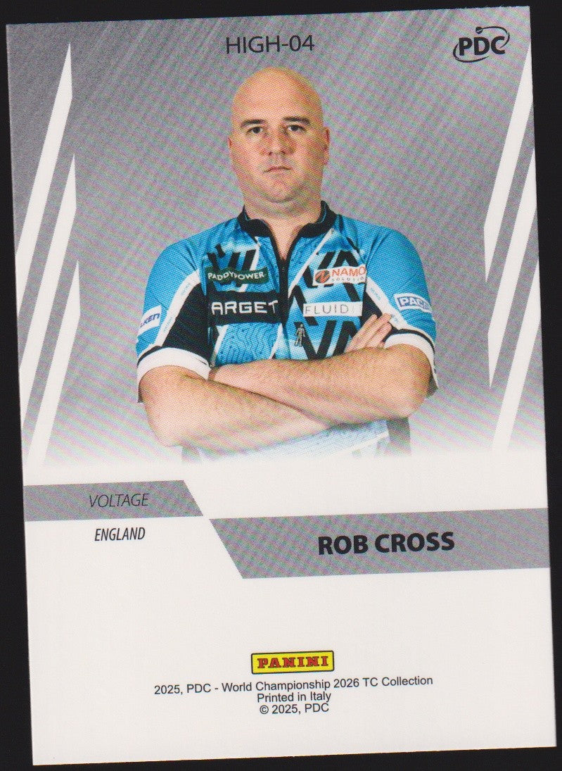 Panini PDC - World Championship 2026 Rob Cross Refractor Parallel – Bild 2