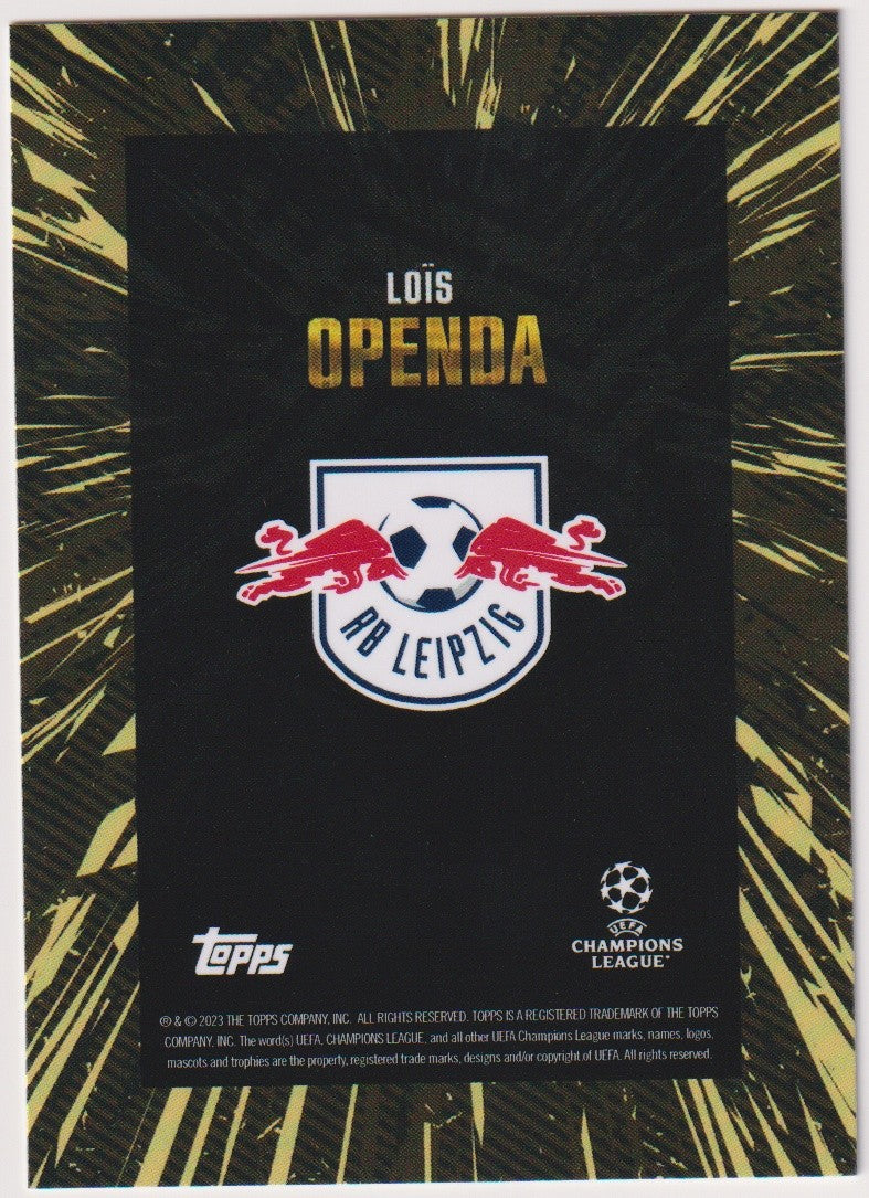 Topps X Whip 2022-23 Loïs Openda RB Leipzig Parallel Rare – Bild 2