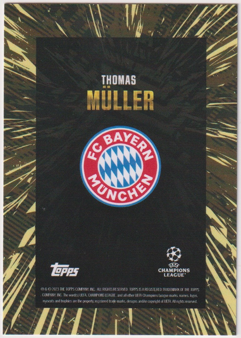 Topps X Whip 2023-24 Thomas Müller FC Bayern München Champions League Parallel – Bild 2