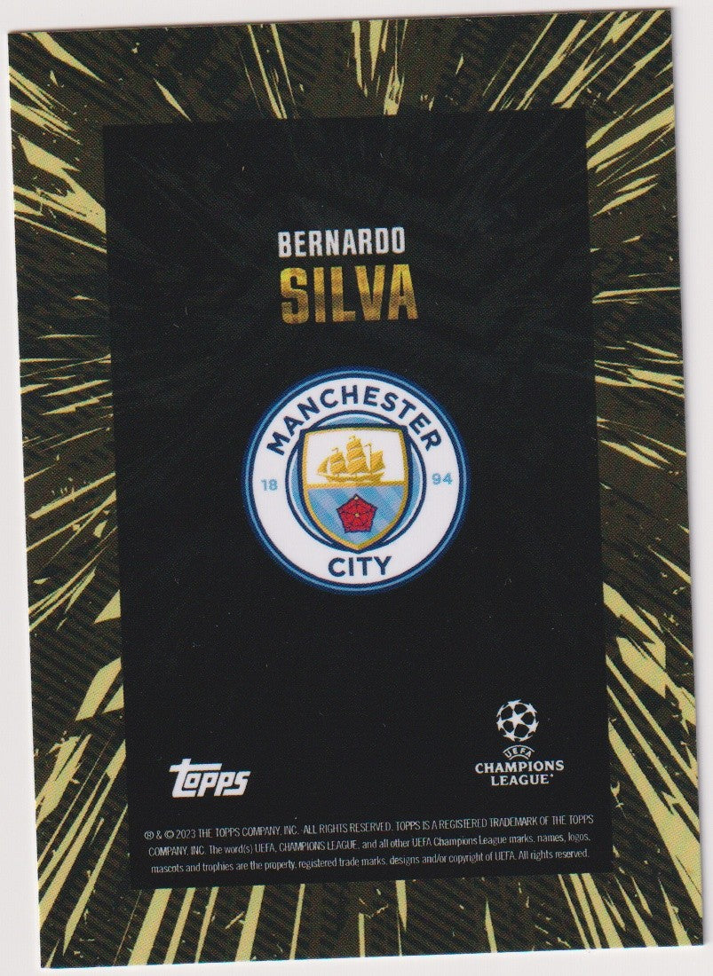 Topps X WHIP 2022-23 Bernardo Silva Manchester City Champions League Parallel – Bild 2